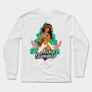 Aloha Summer Long Sleeve T-Shirt
